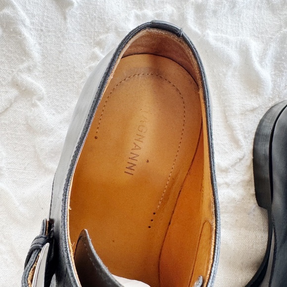 Magnanni Marco Monk Strap Shoes Size 7 $435 - Picture 10 of 11